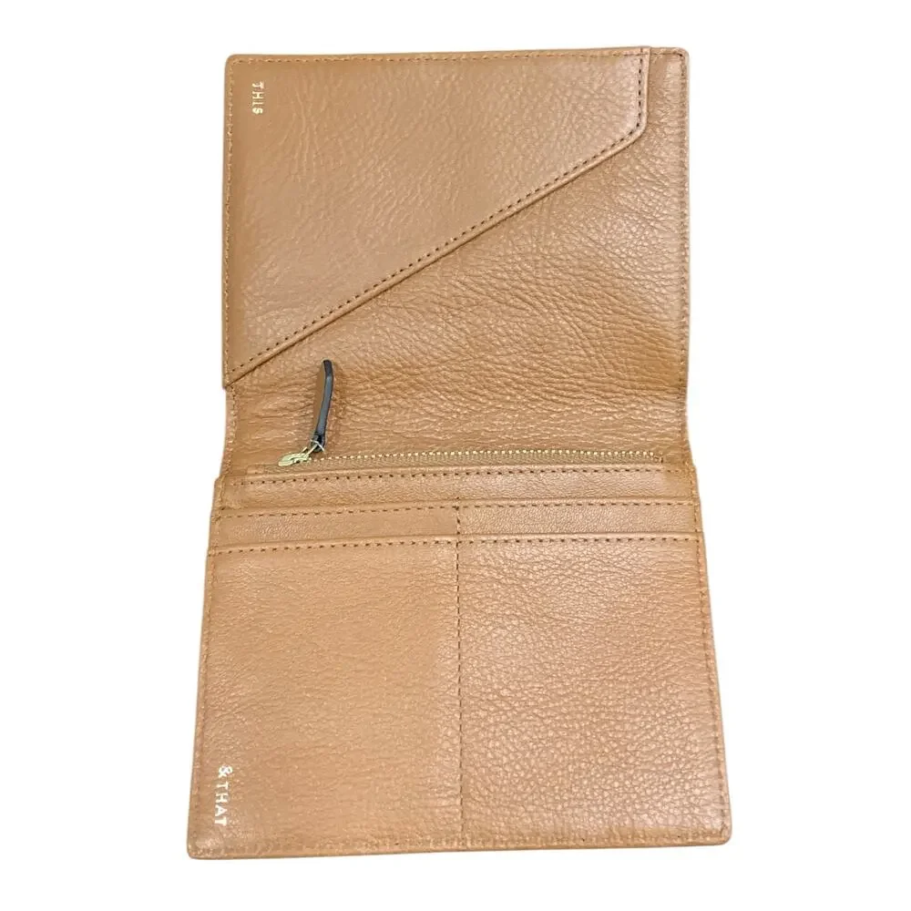 NWT Genuine Leather Travel Passport Case Wallet RFID